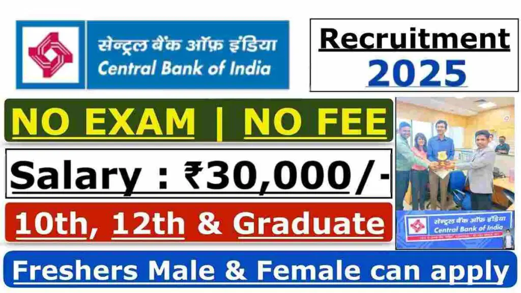 Central Bank of India Recruitment 2025